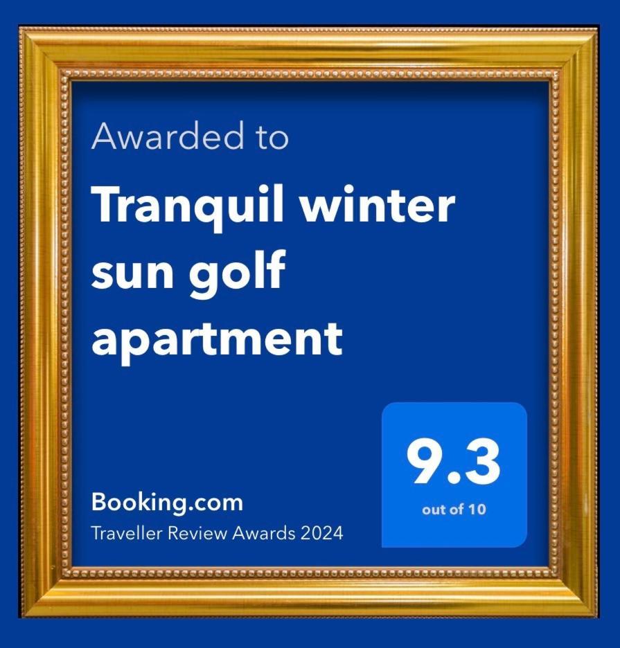 Tranquil Self Catering Golf Course Apartment Alicante Kültér fotó